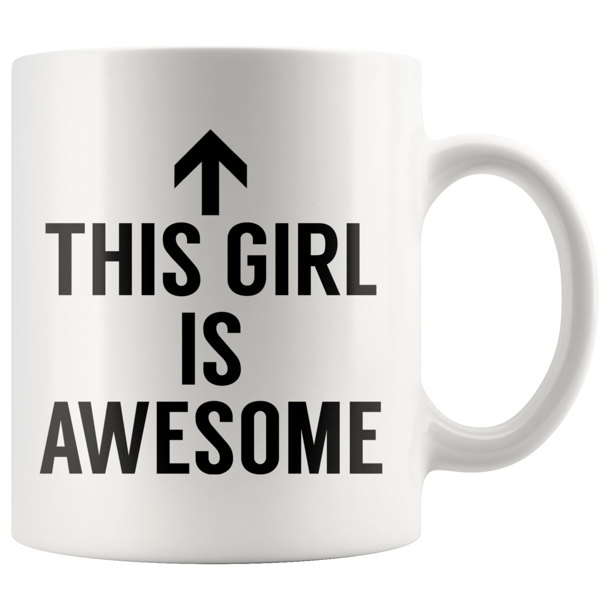 Accent Mug - This Girl Is Awesome