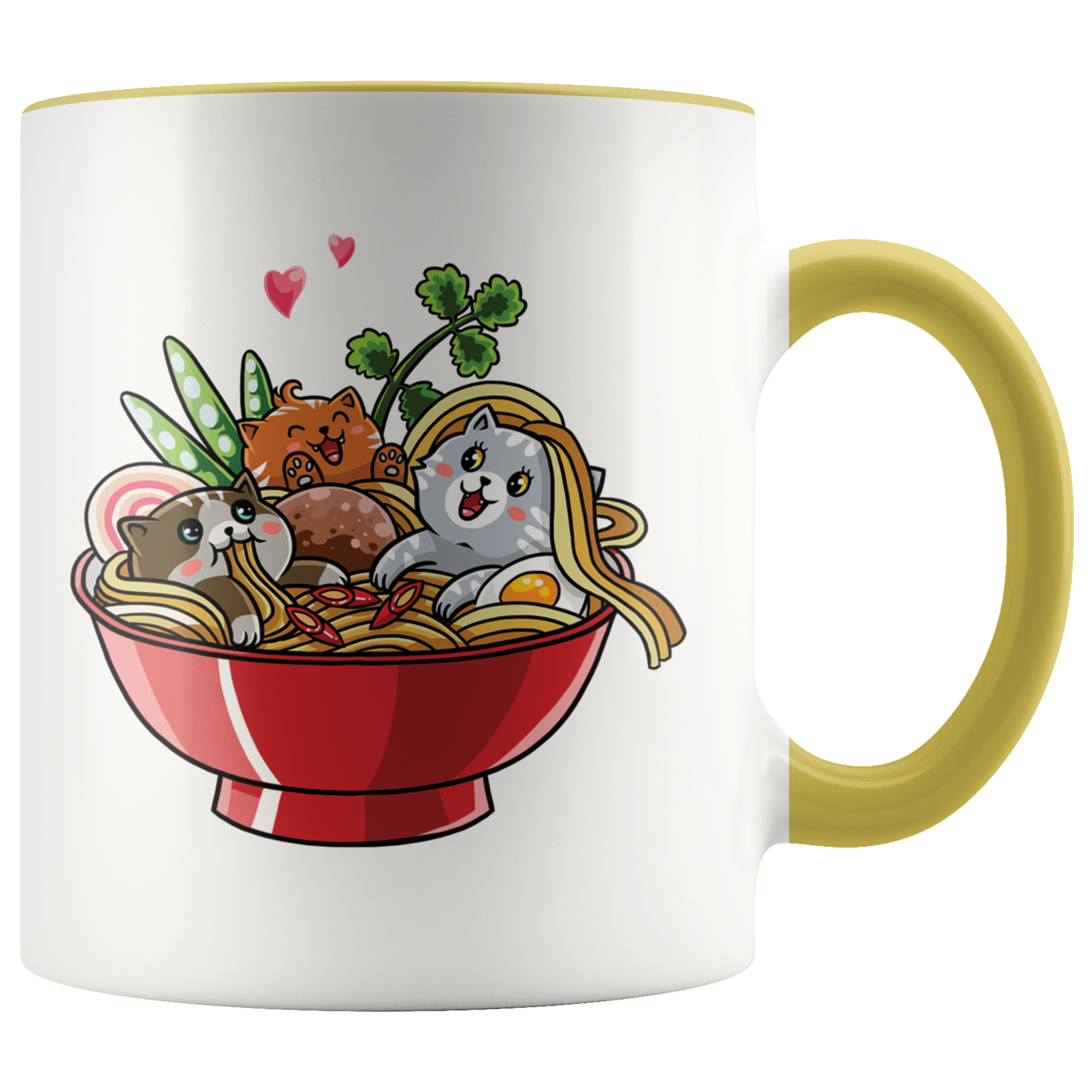 Accent Mug - Ramen Cat Noodles