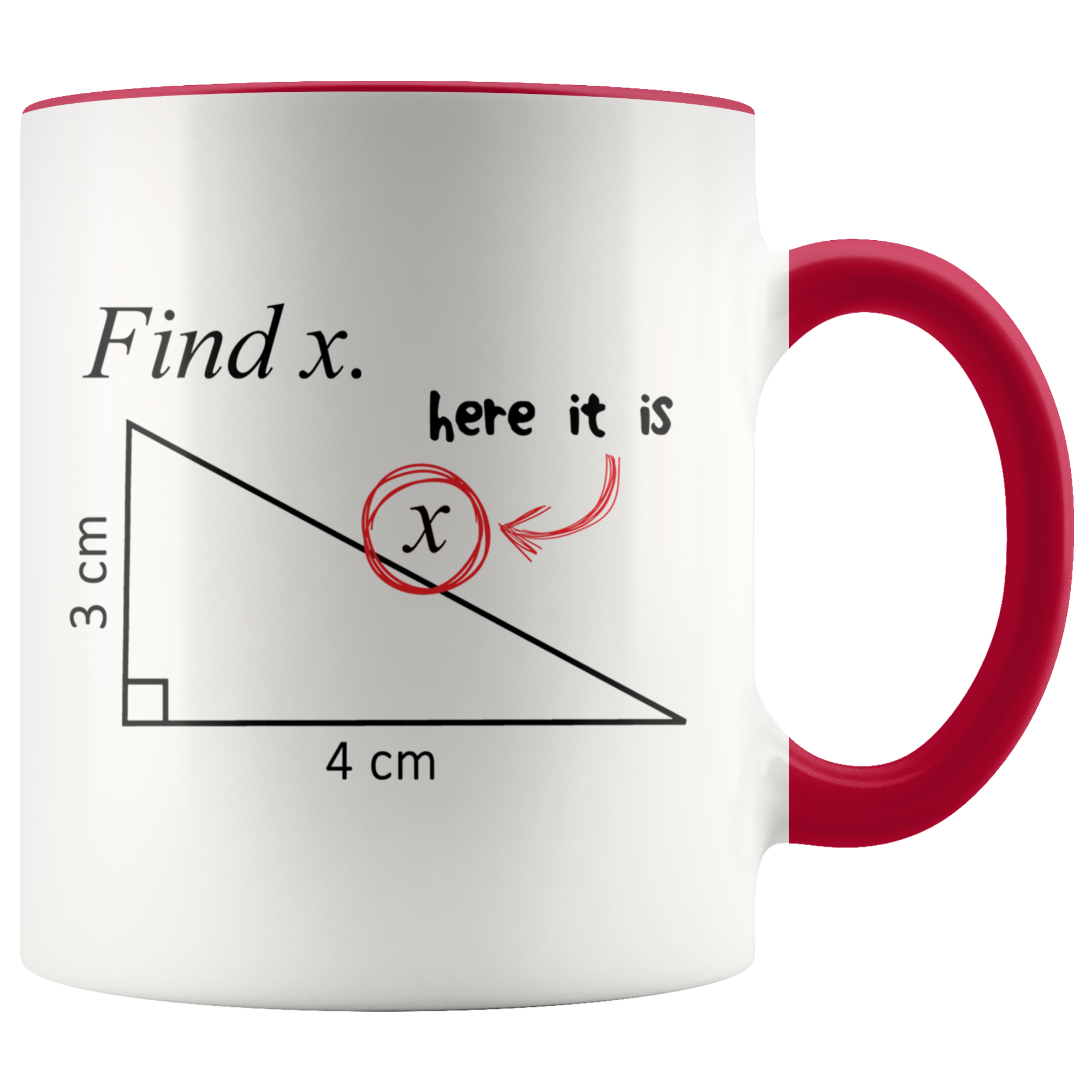 Accent Mug - Math Find X