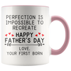 Accent Mug - Father's Day Perfection Impossible First Born