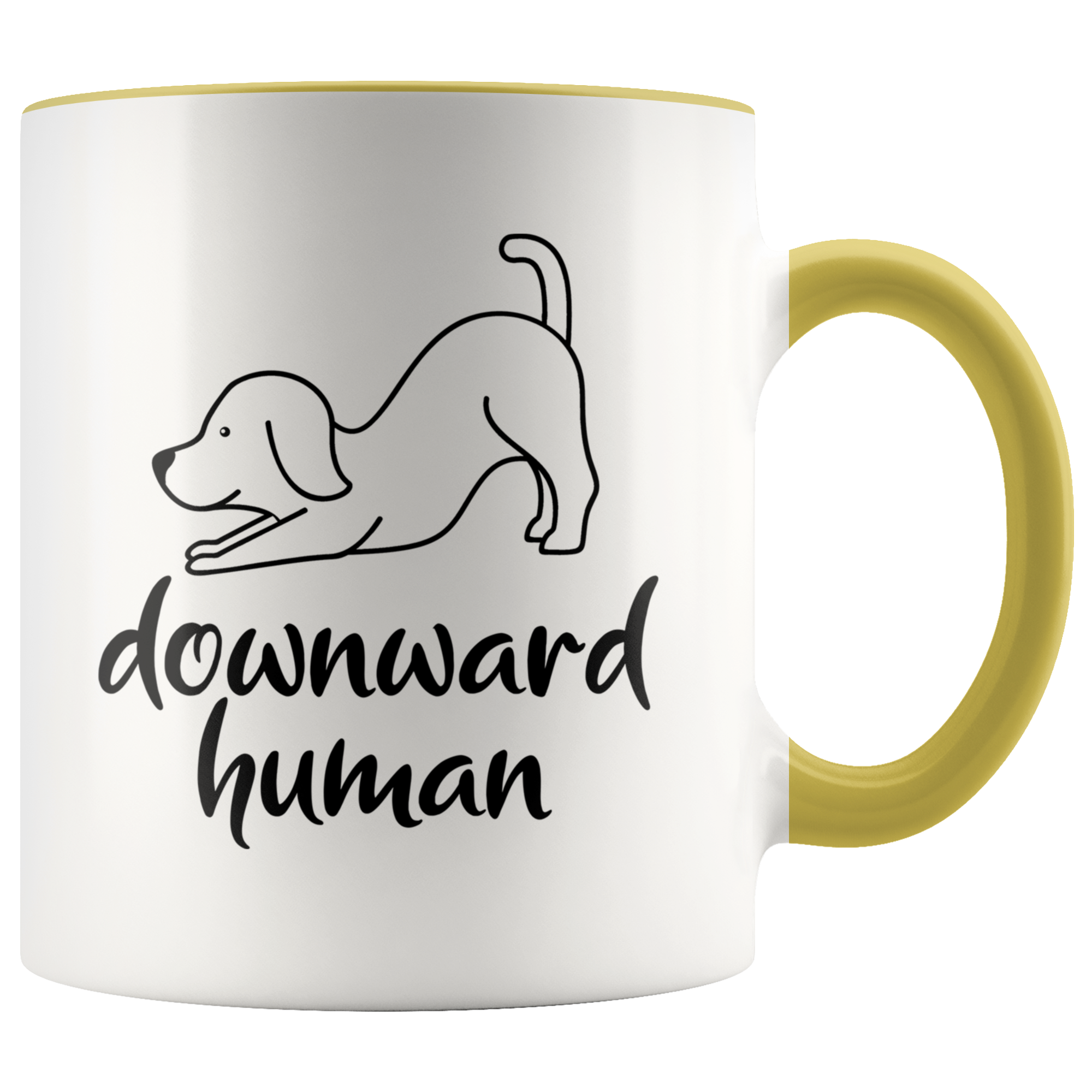 Accent Mug - Downward Human
