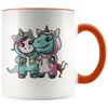 Accent Mug - Unicorn T-Rex Costumes