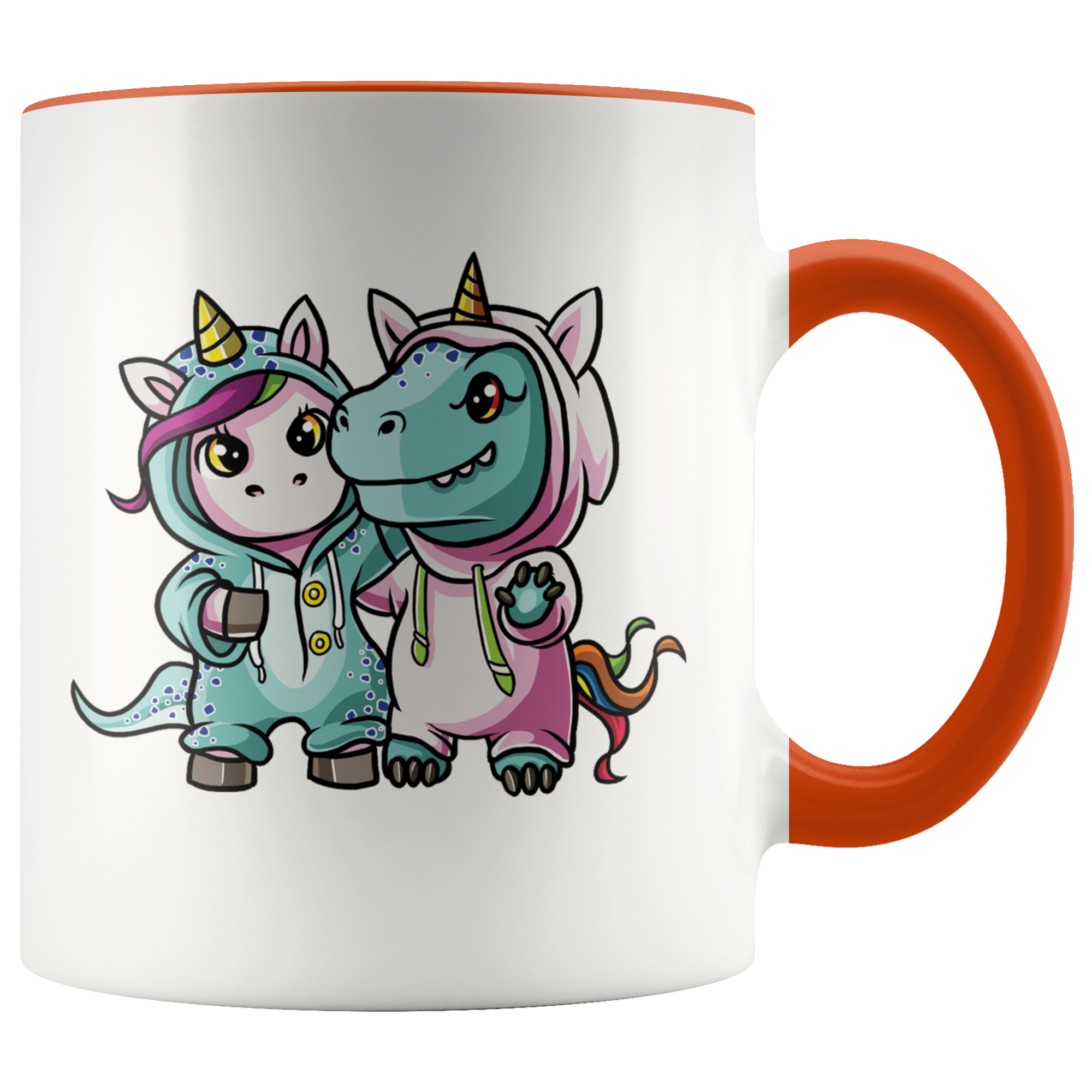 Accent Mug - Unicorn T-Rex Costumes