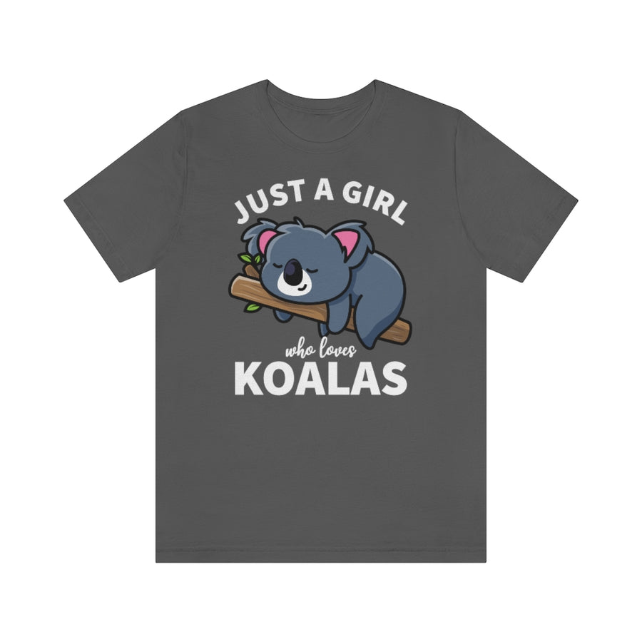 Just a Girl Who Loves Koalas TShirtSon UK