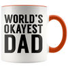 Accent Mug - World's Okayest Dad