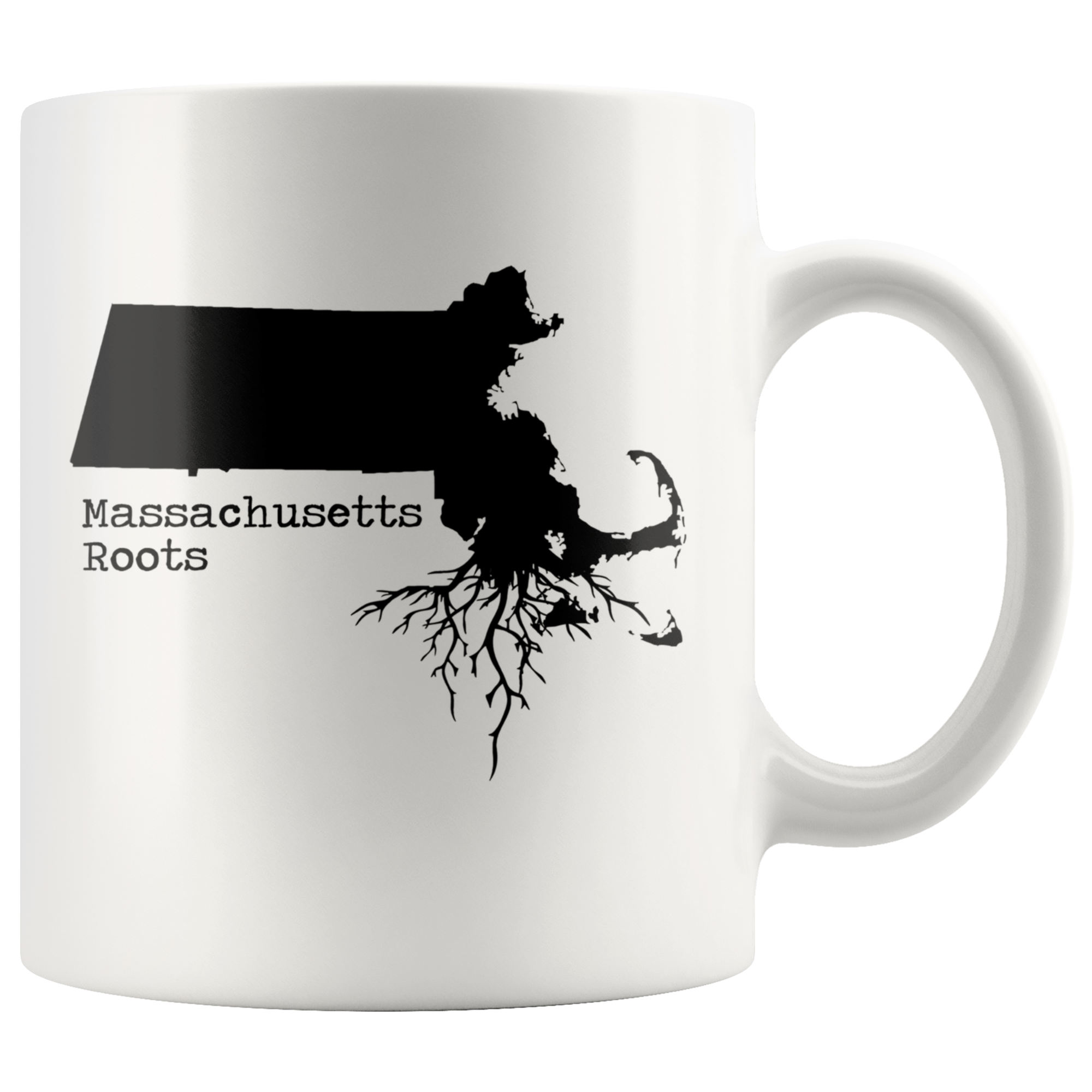 White Mugs - Massachusetts Roots