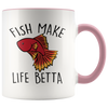 Accent Mug - Fish Make Life Betta