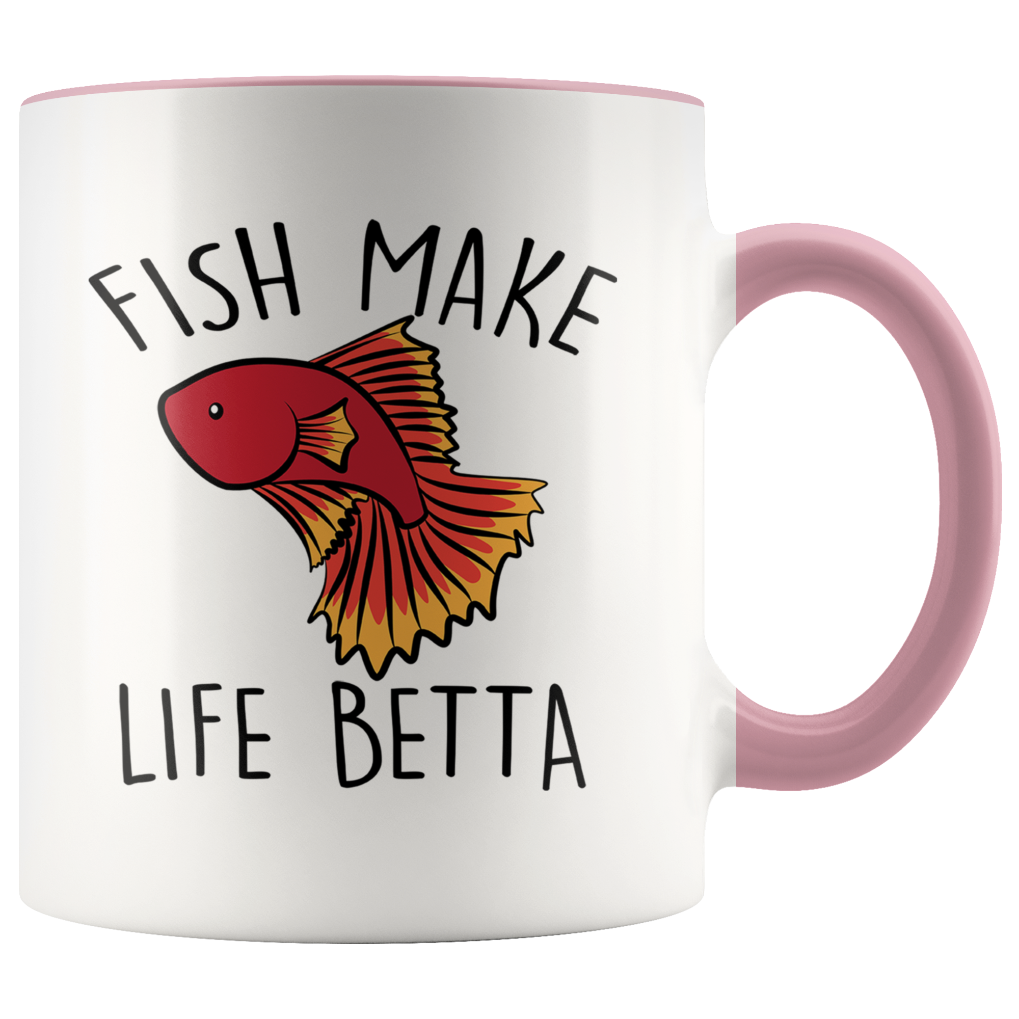 Accent Mug - Fish Make Life Betta