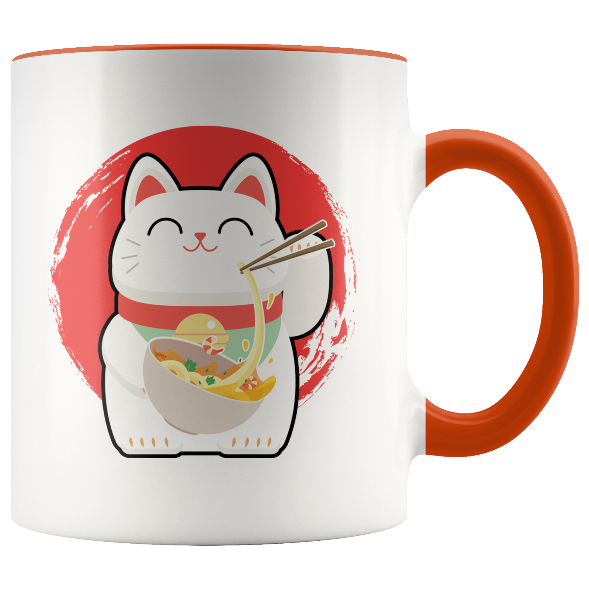 Accent Mug - Ramen Lucky Cat