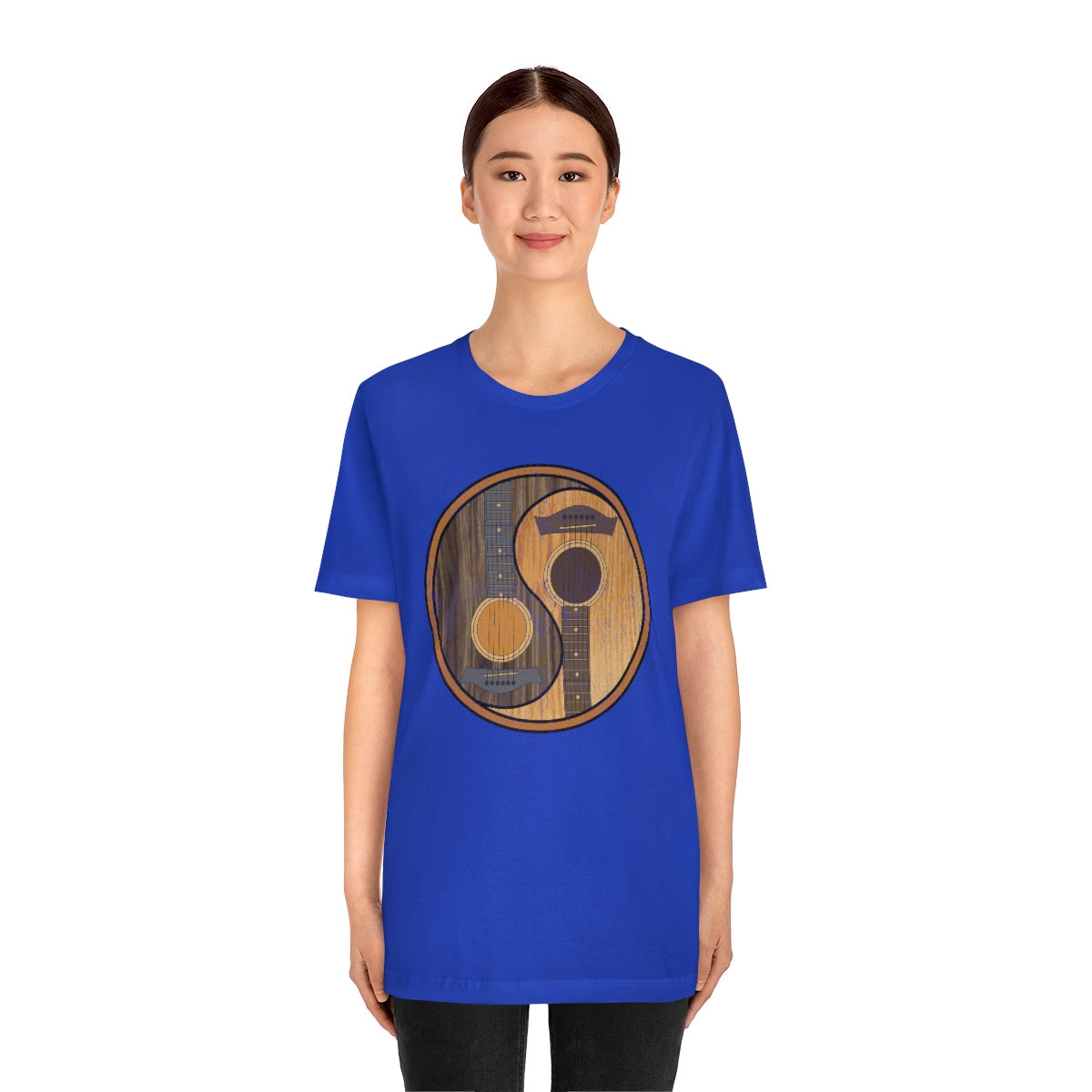 Guitar Yin Yang TShirtSon UK