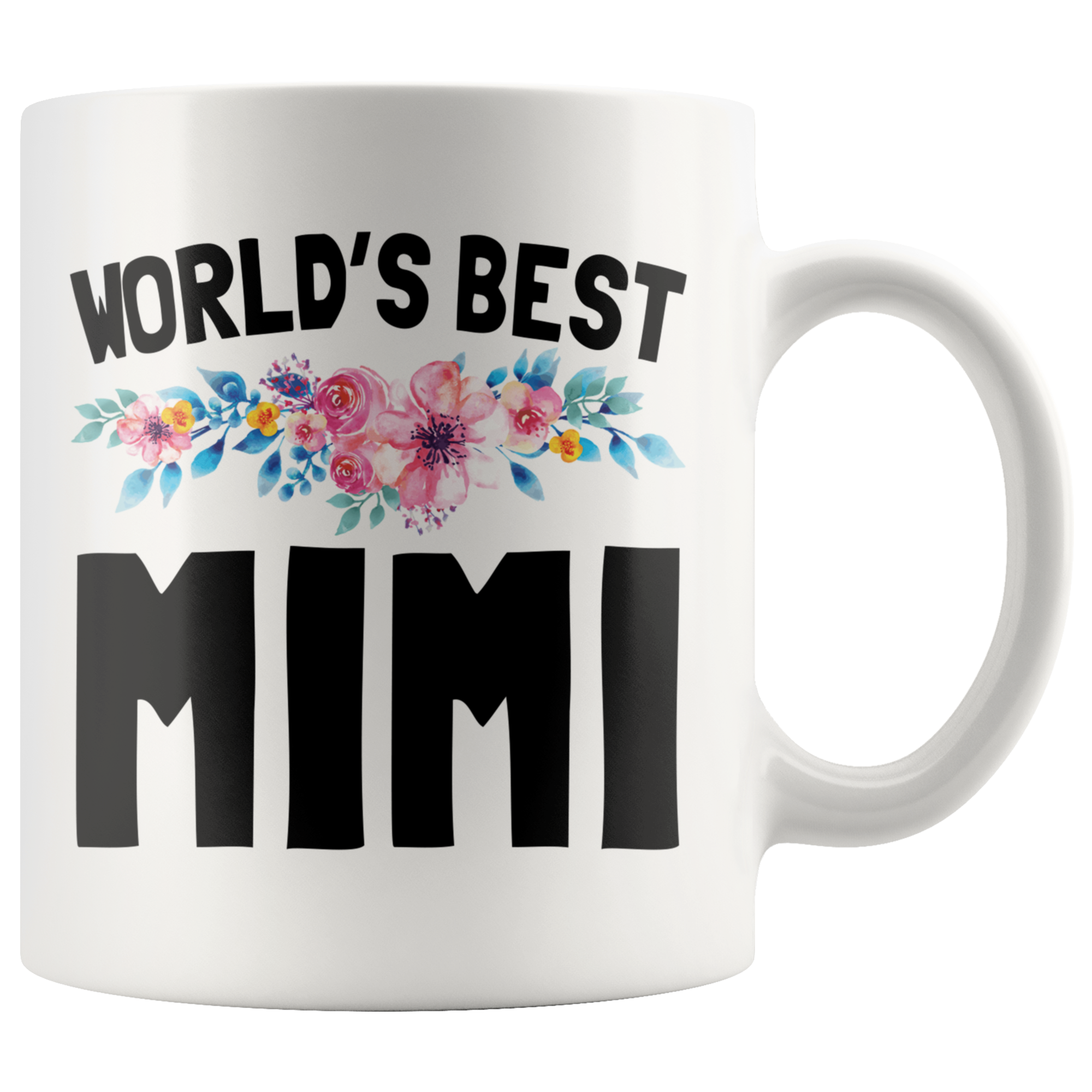White 11oz Mug - World's Best Mimi