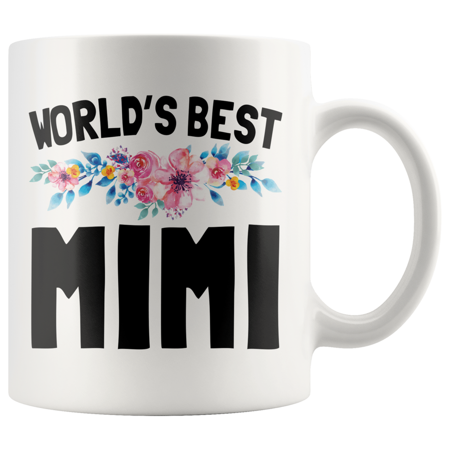White 11oz Mug - World's Best Mimi