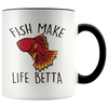 Accent Mug - Fish Make Life Betta