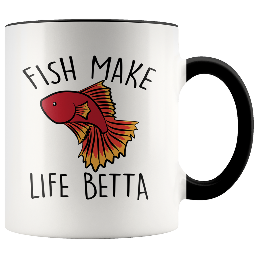 Accent Mug - Fish Make Life Betta