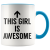 Accent Mug - This Girl Is Awesome