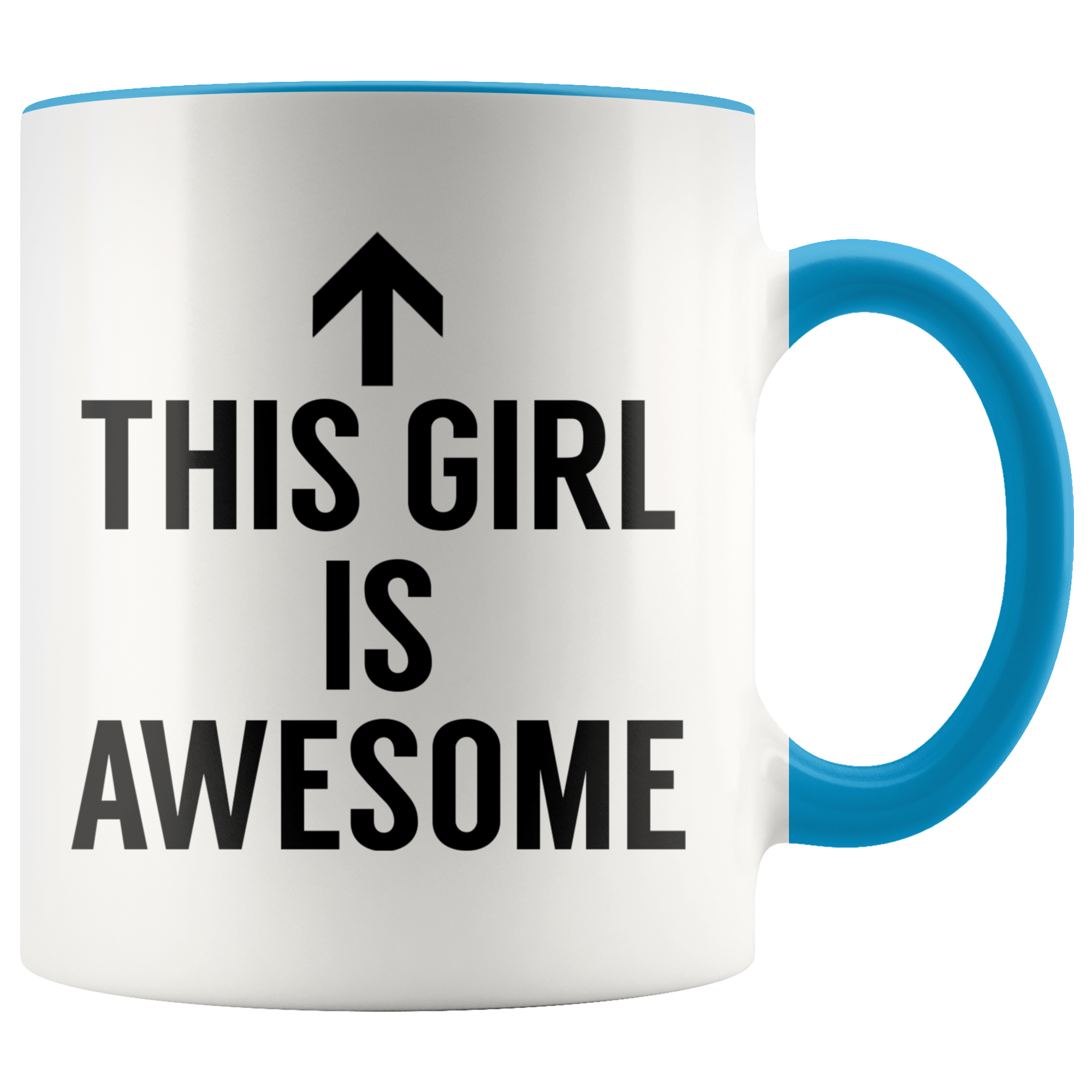 Accent Mug - This Girl Is Awesome