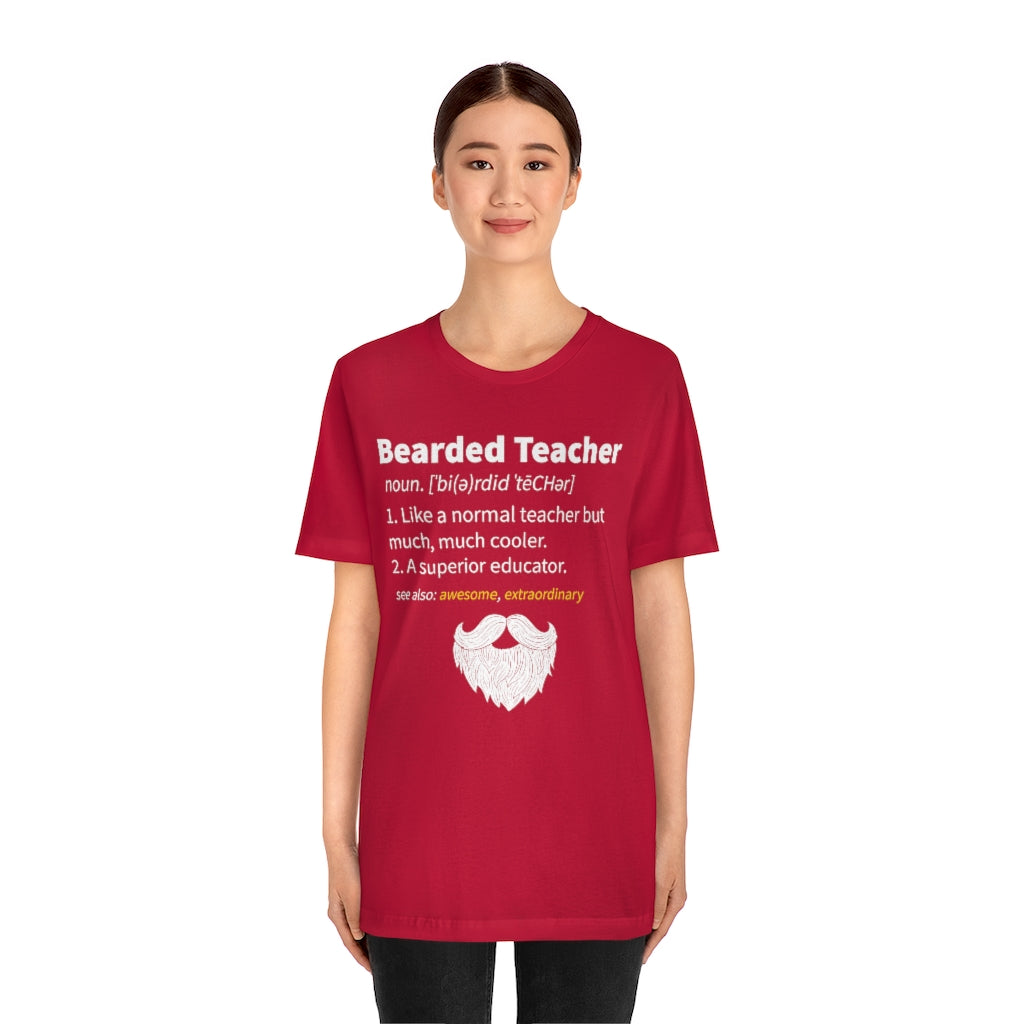Bearded Teacher TShirtSon UK