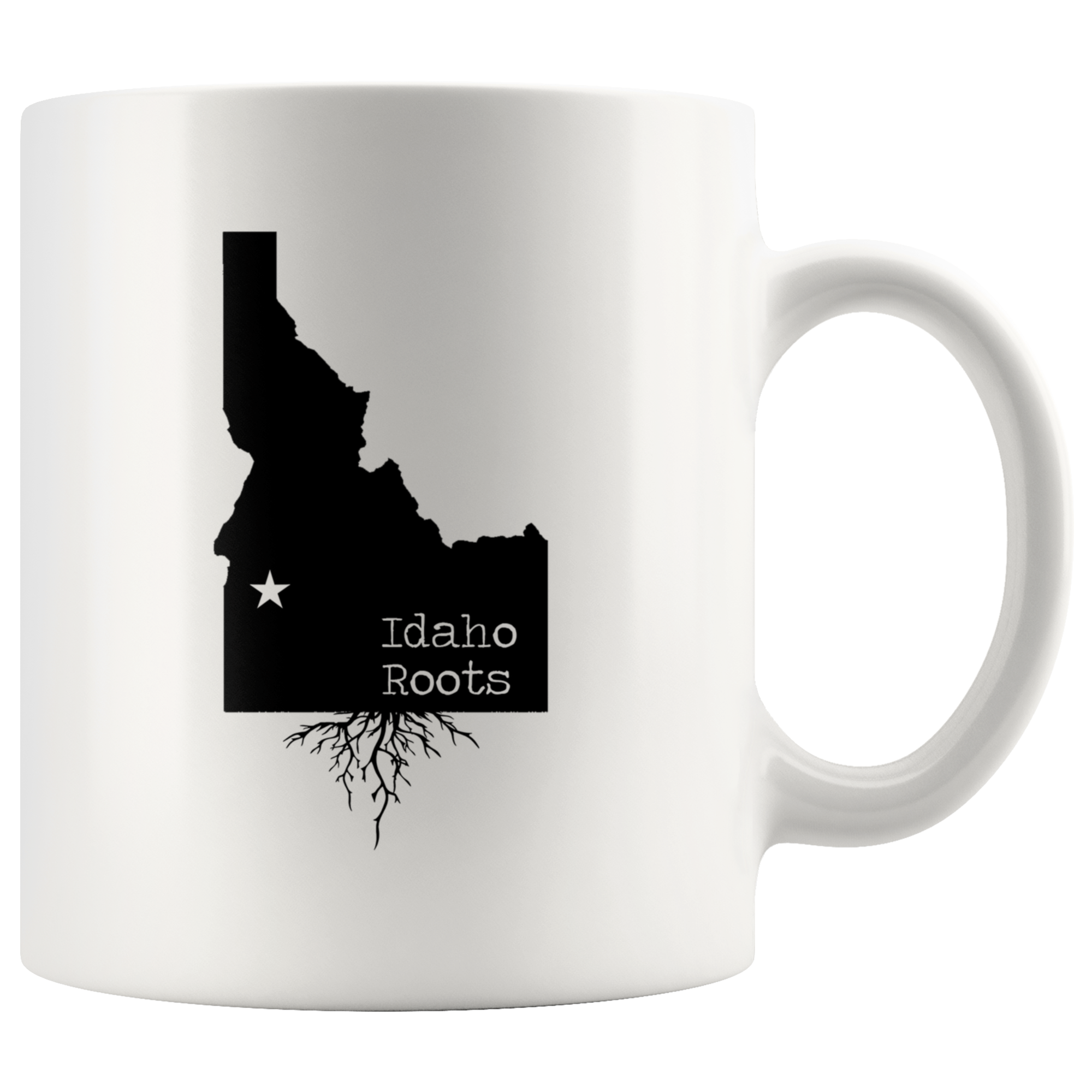 White Mugs - Idaho Roots