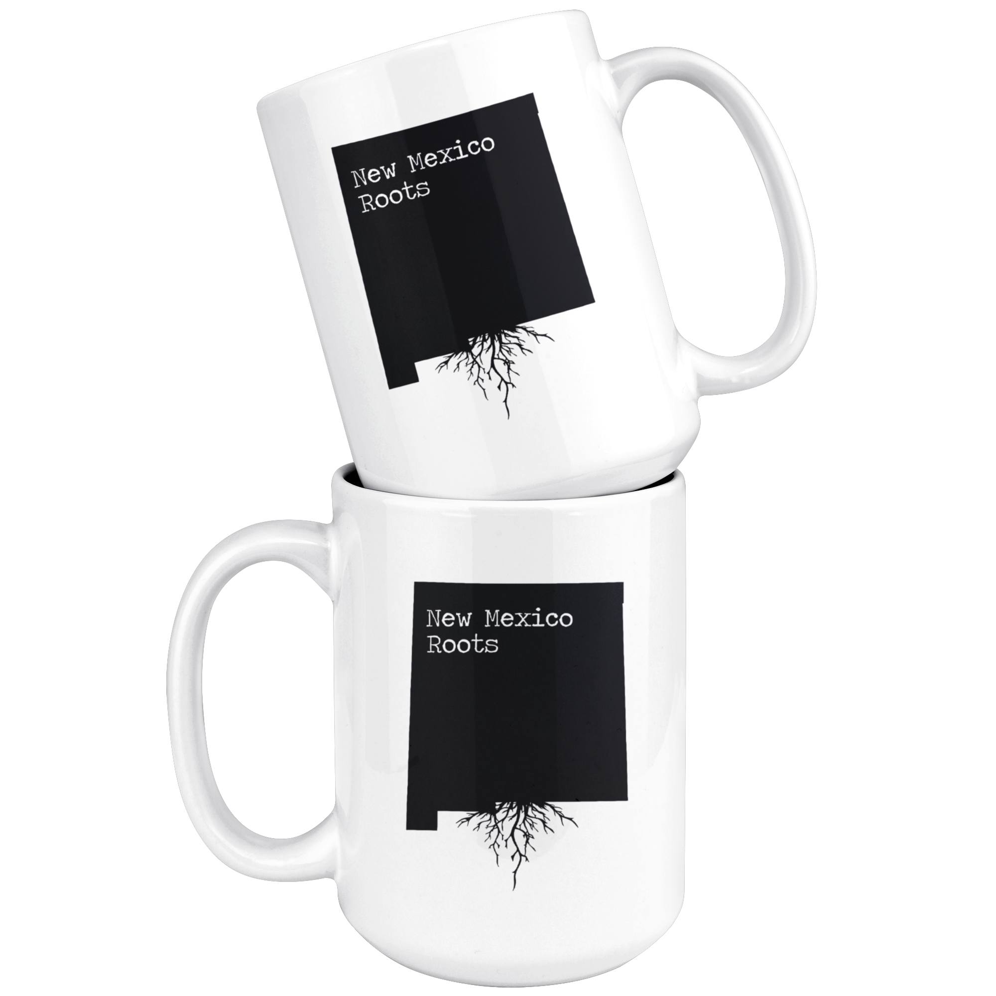 White Mugs - New Mexico Roots