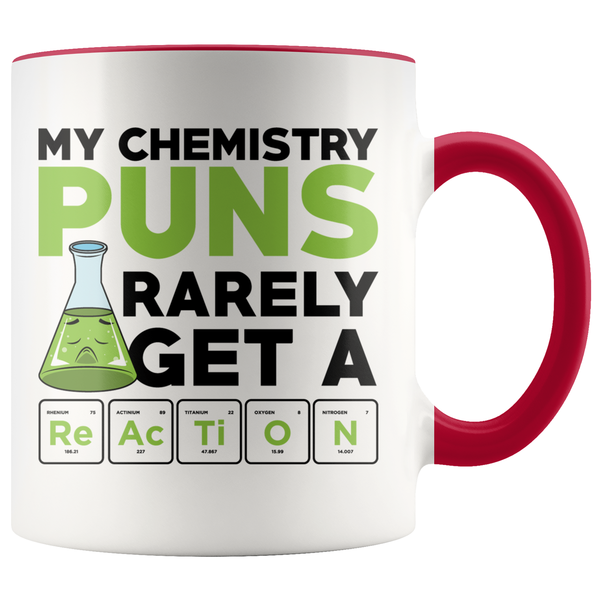 Accent Mug - Chemistry Pun Reaction