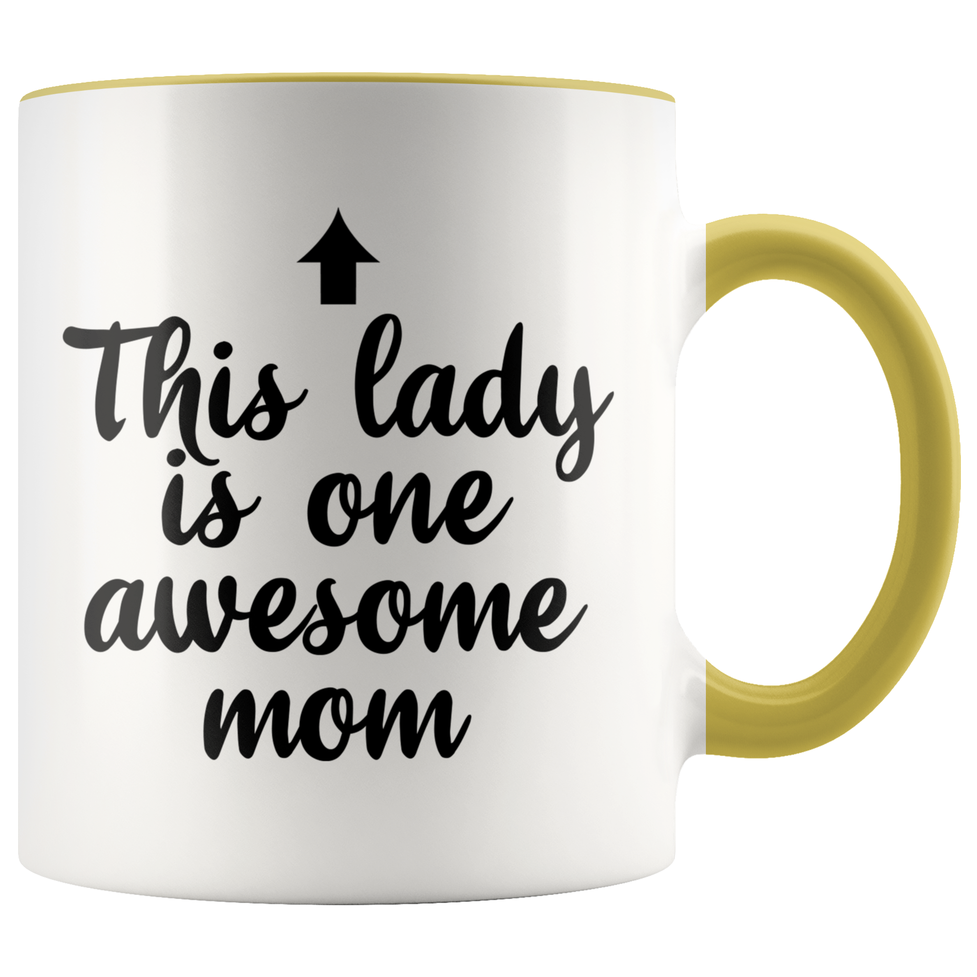 Accent Mug - This Lady Is One Awesome Mom