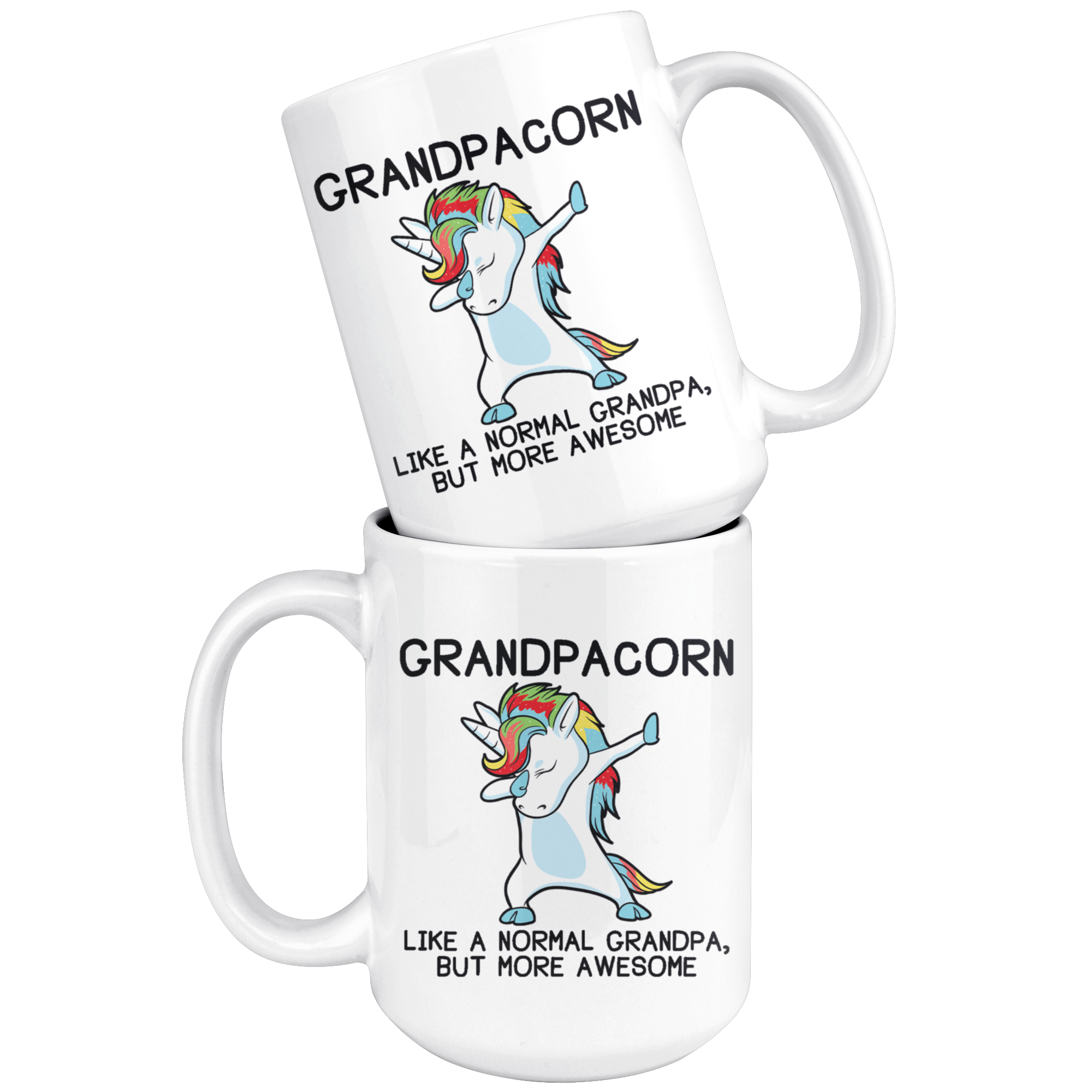 White 15oz Mug - Grandpacorn