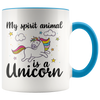 Accent Mug - Spirit Animal is A Unicorn