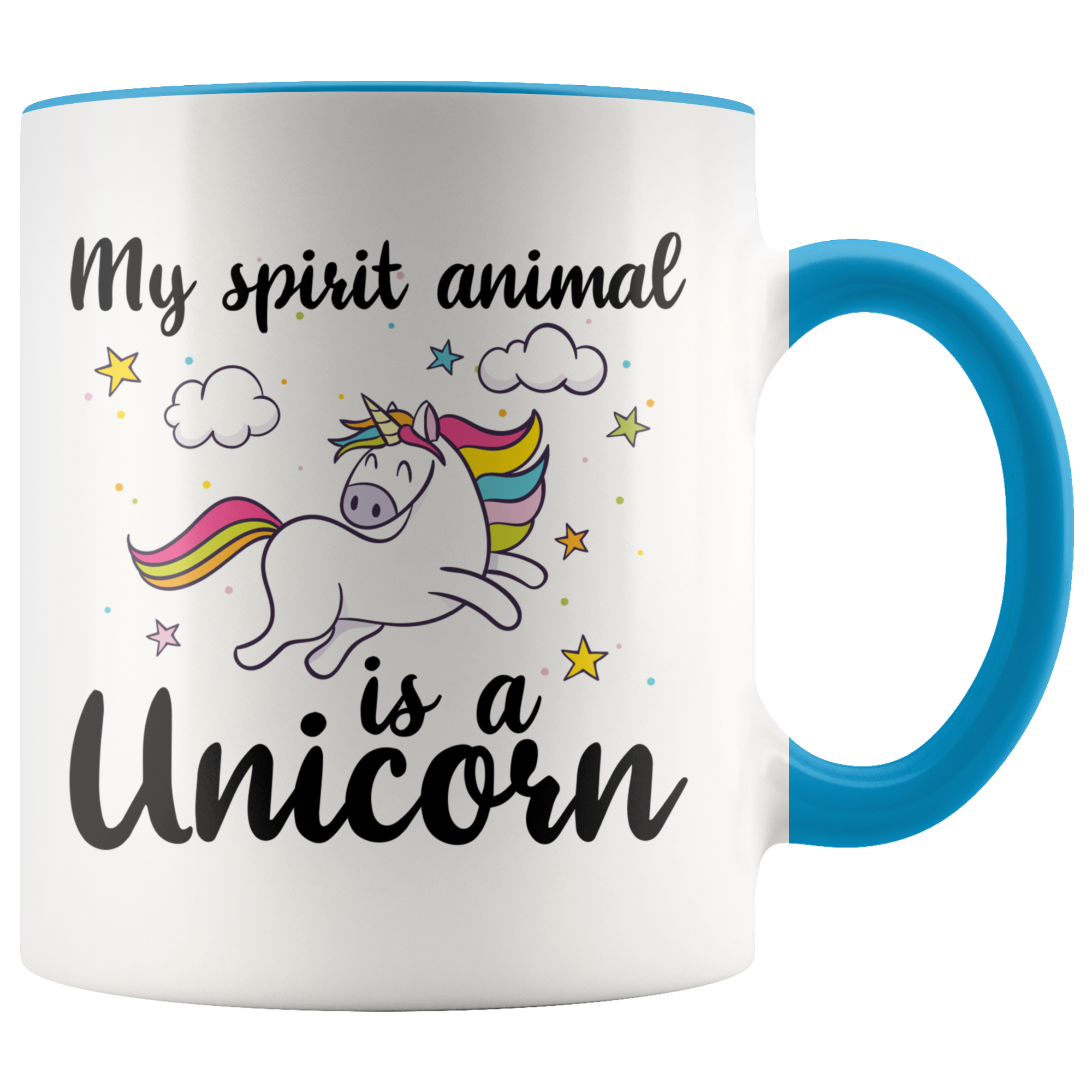 Accent Mug - Spirit Animal is A Unicorn