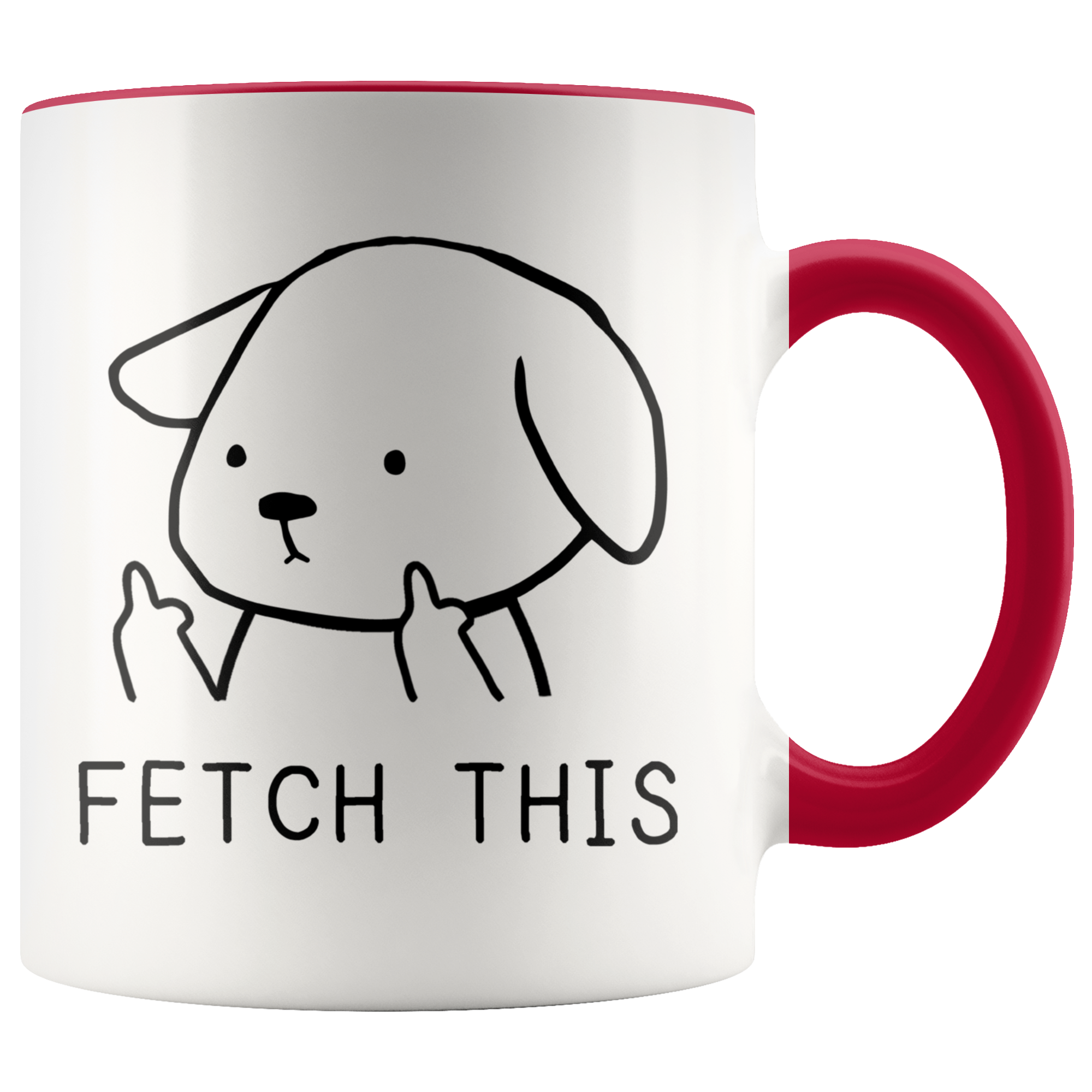 Accent Mug - Fetch This Dog