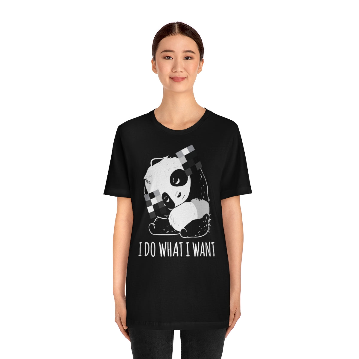 Panda I Do What I Want TShirtSon UK