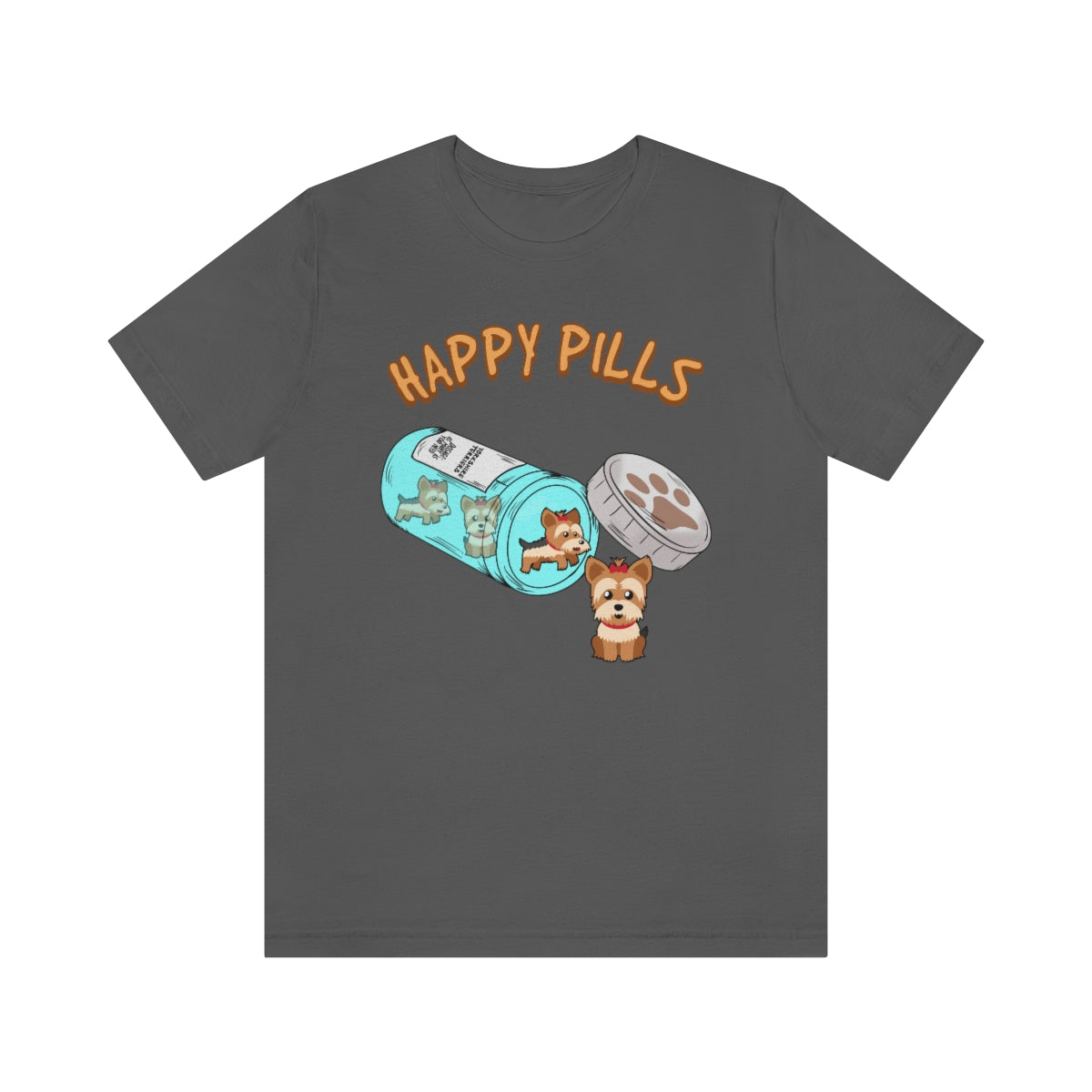 Happy Pills Yorkshire Terrier TShirtSon UK