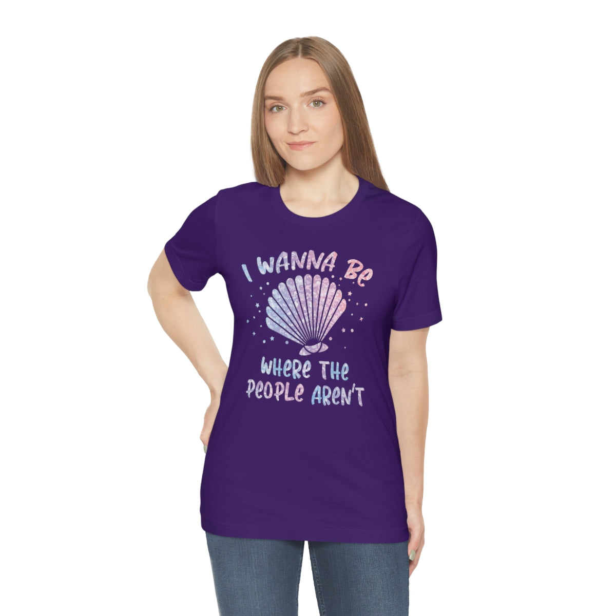 I Wanna Be Where The People Aren't Mermaid TShirtSon UK