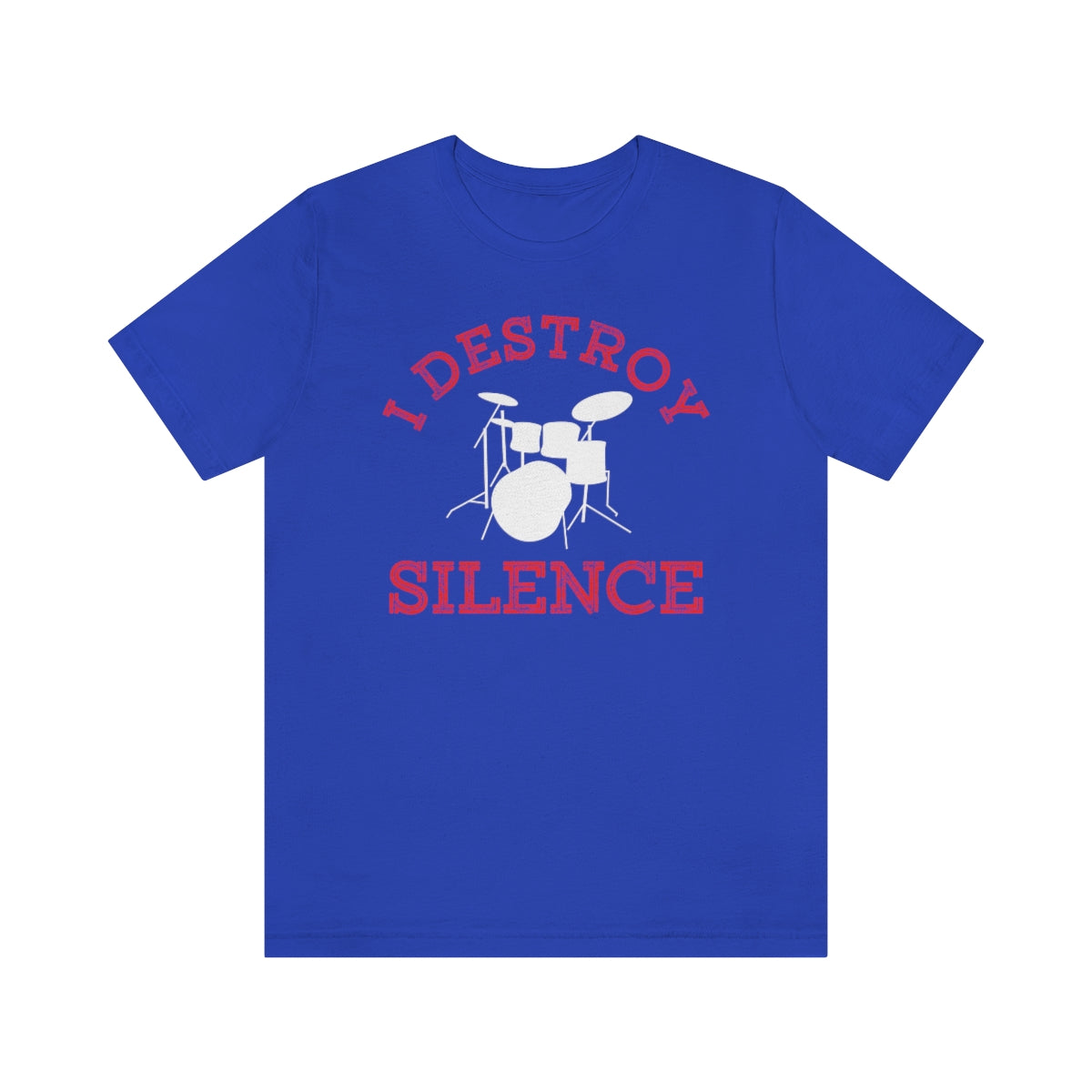 Drummer I Destroy Silence TShirtSon UK