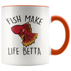 Accent Mug - Fish Make Life Betta