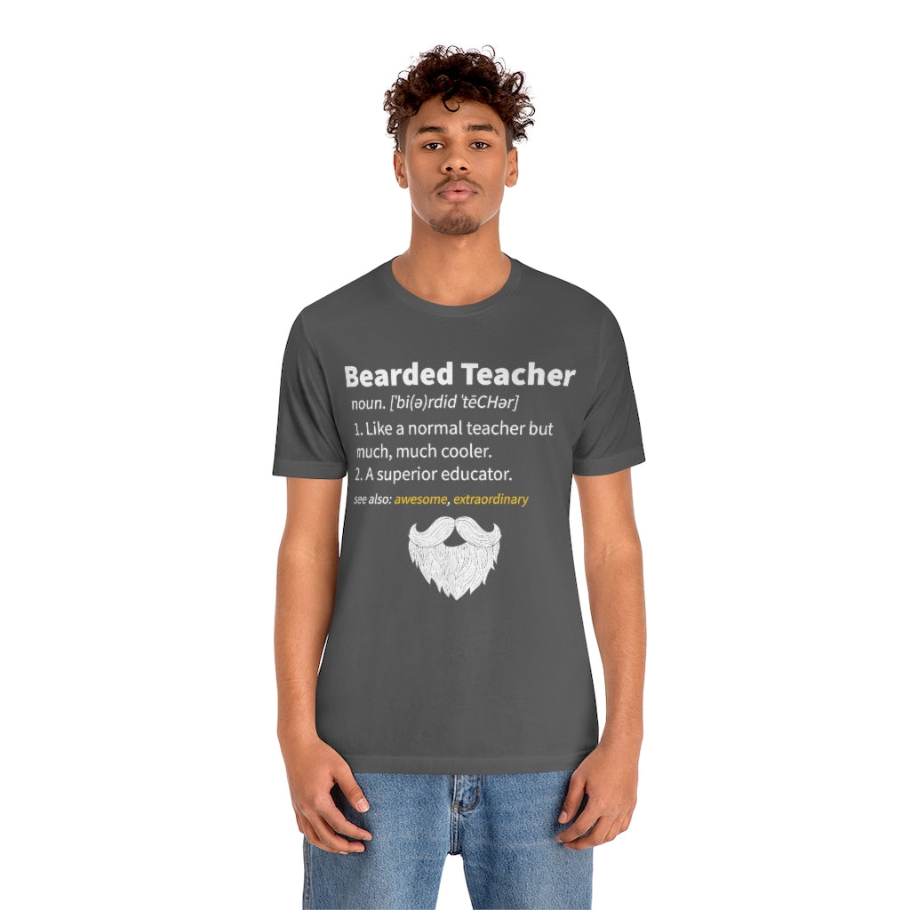Bearded Teacher TShirtSon UK