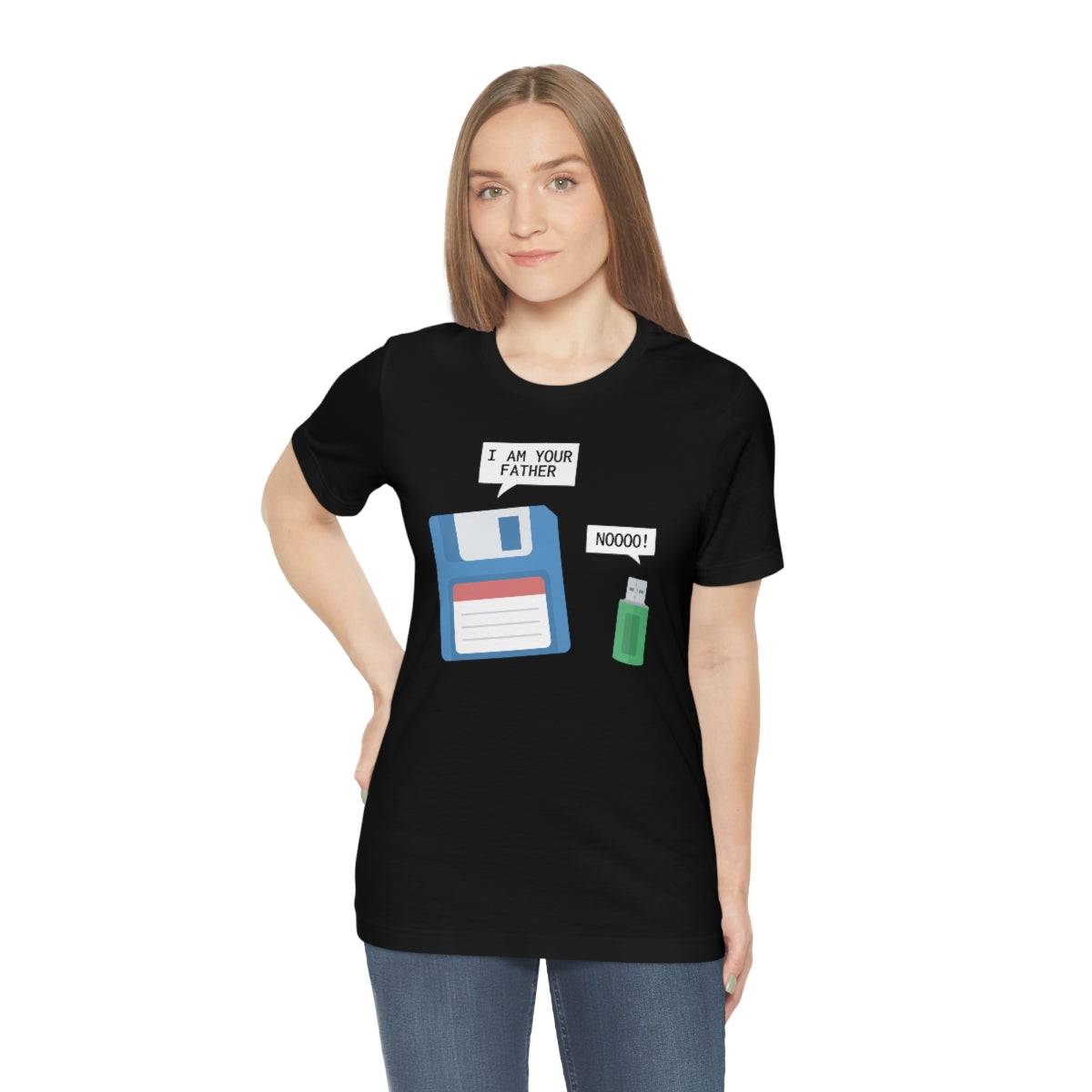 Floppy Disk USB Father TShirtSon UK