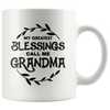 White Mugs - Blessings Grandma