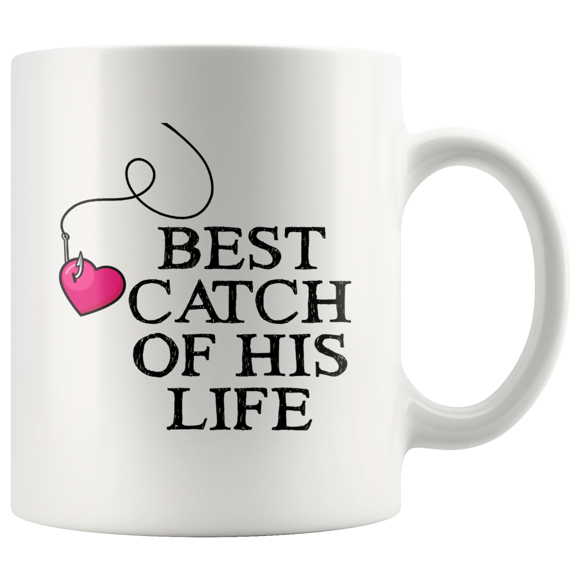 White Mugs - Fishing Matching Mug Best Catch