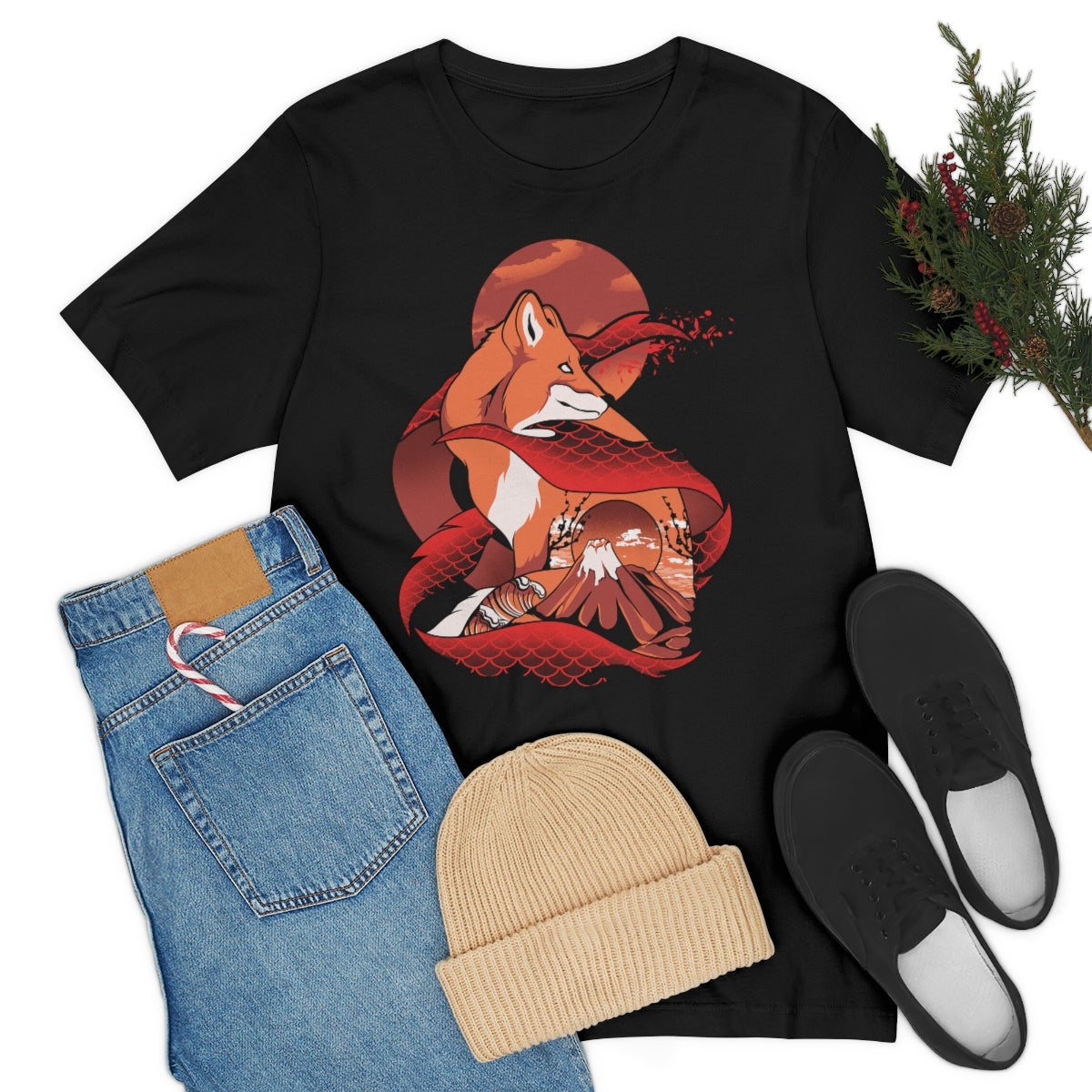 Japanese Fox TshirtSons UK