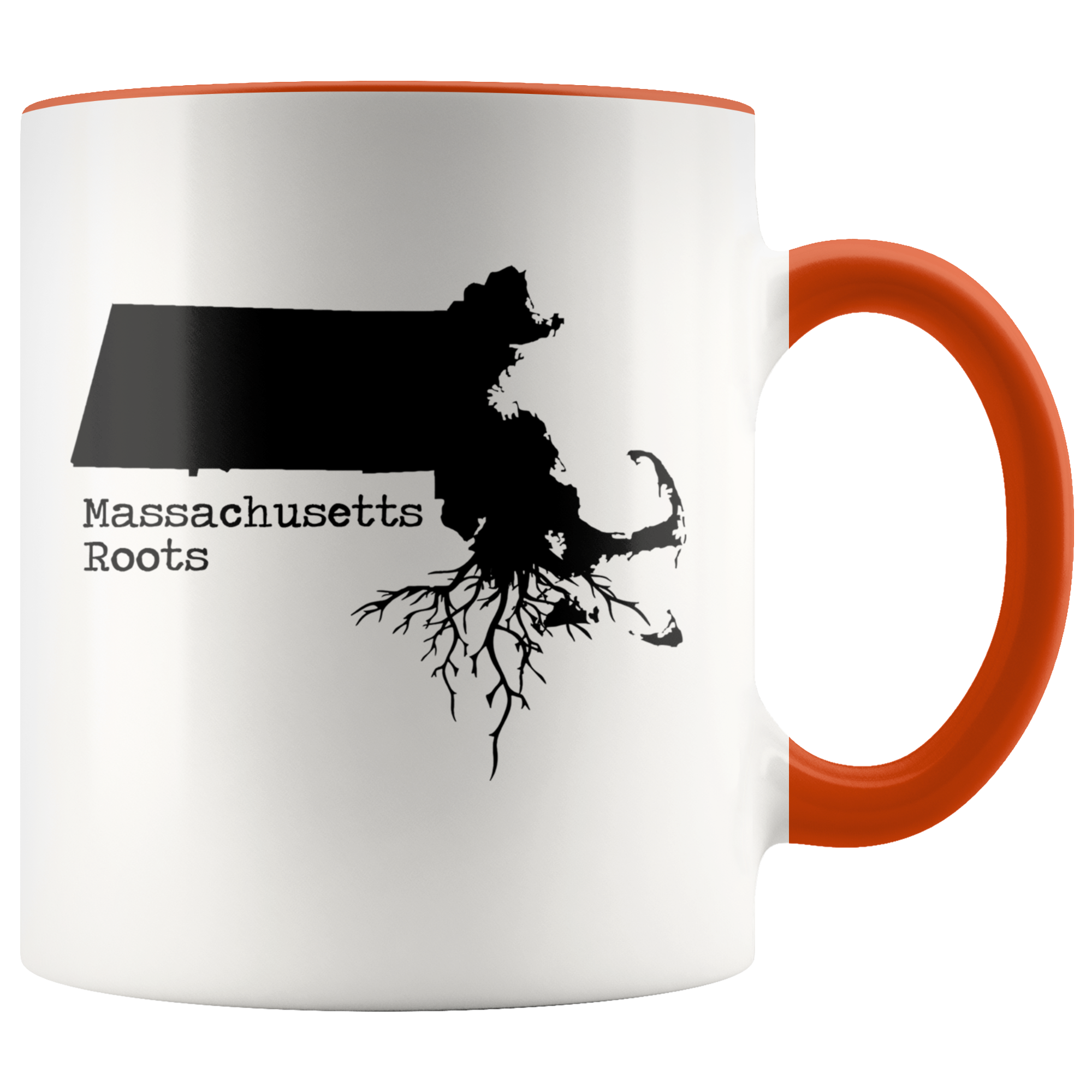 Accent Mug - Massachusetts State Roots