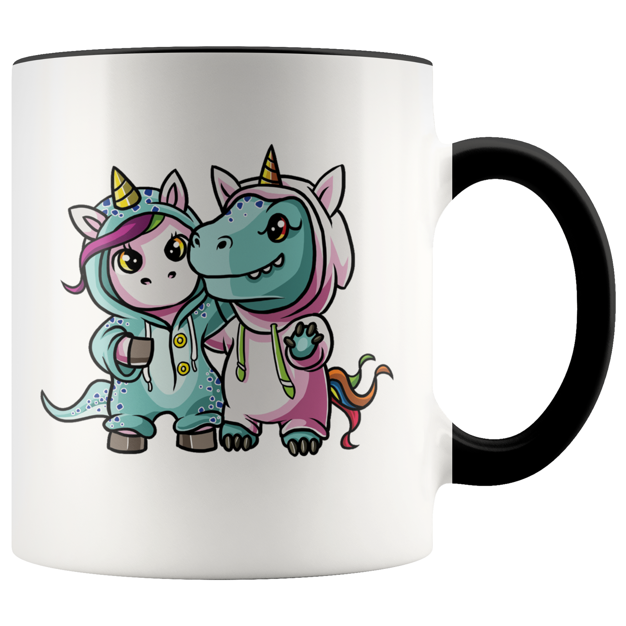 Accent Mug - Unicorn T-Rex Costumes