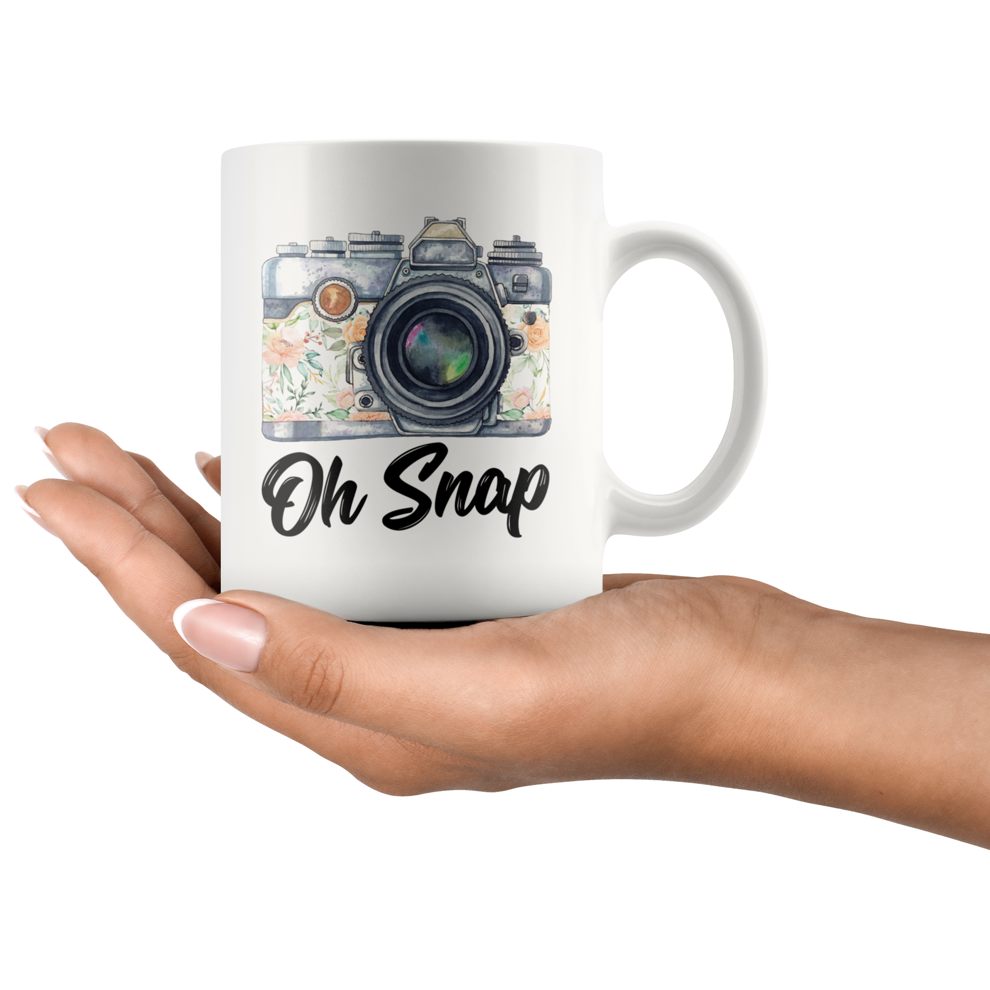 White 11oz Mug - Photographer Oh Snap