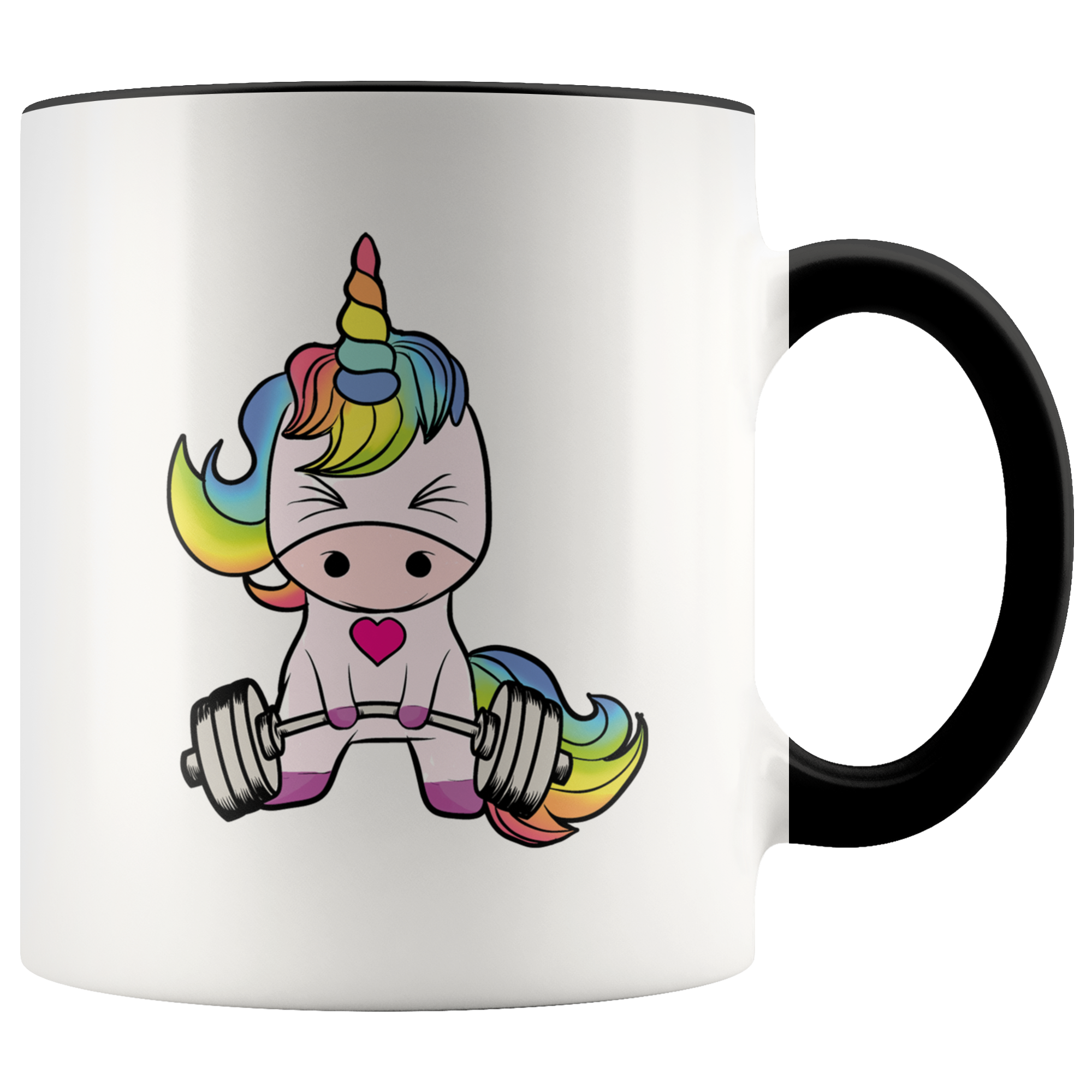 Accent Mug - Unicorn Gym Weightlifting