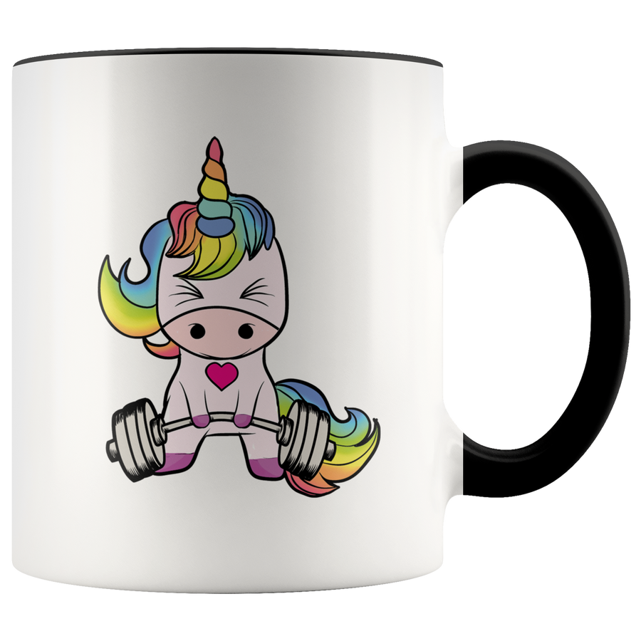 Accent Mug - Unicorn Gym Weightlifting