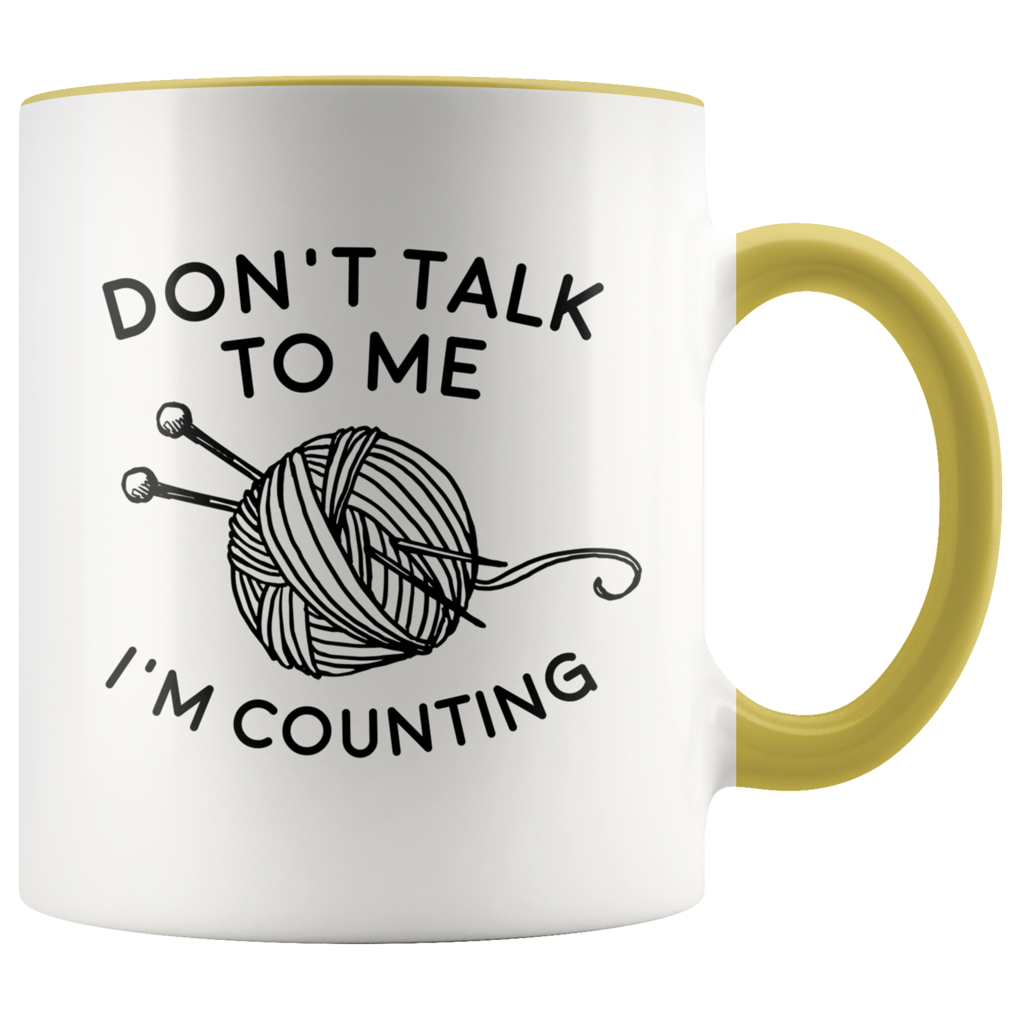 Accent Mug - Don't Talk I'm Counting