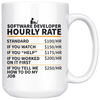 White Mugs - Software Developer Hourly Rate
