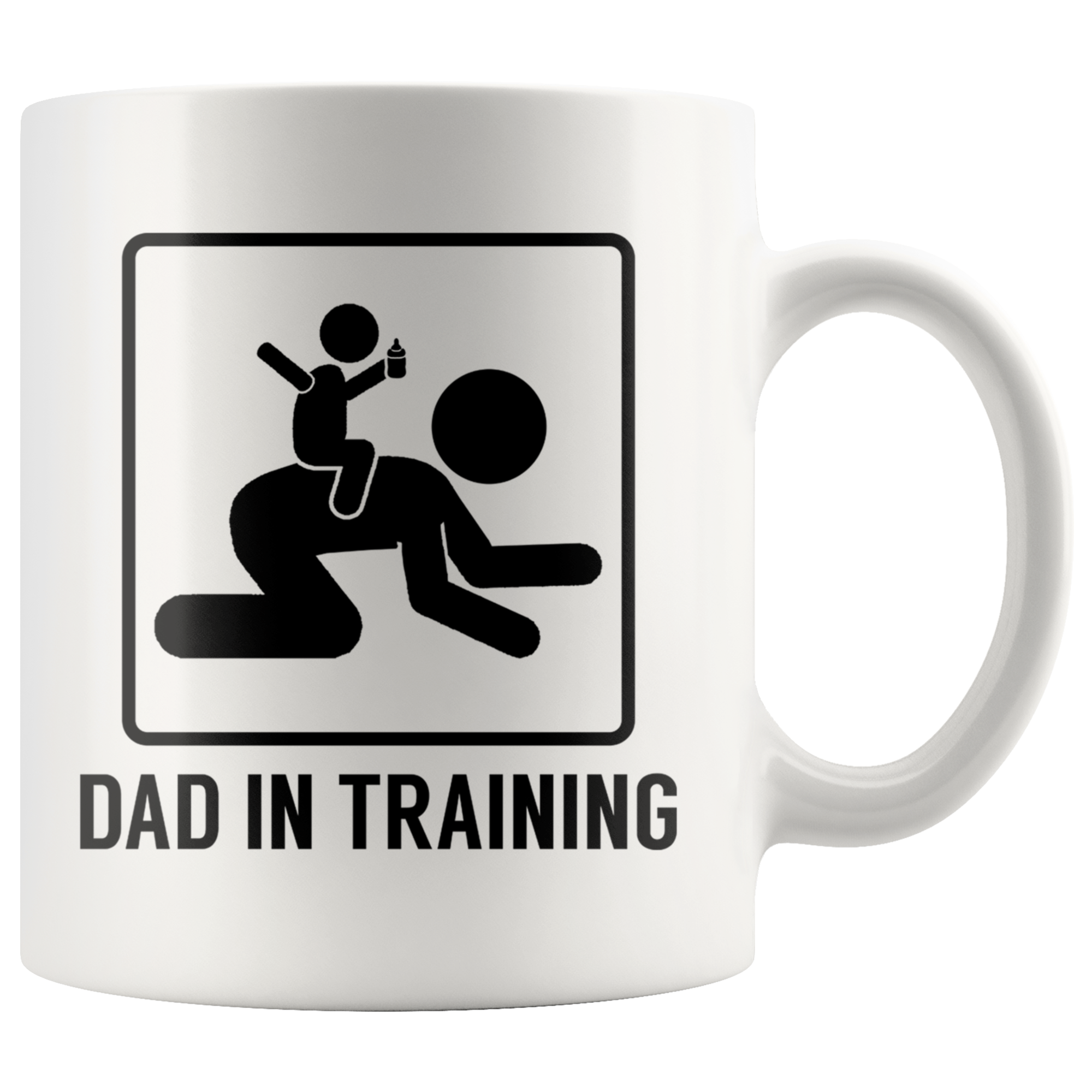 White 11oz Mug - Dad In Training