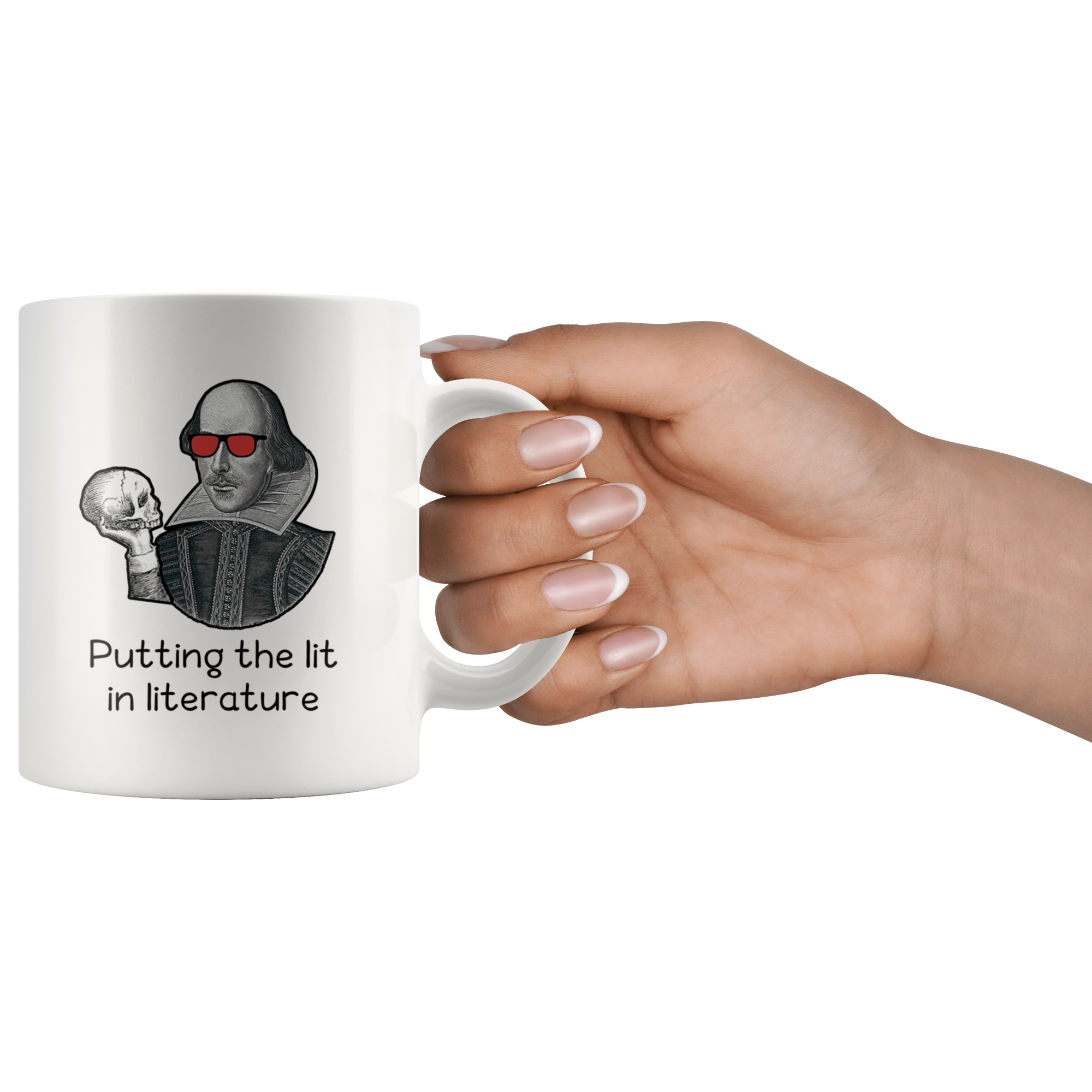 White Mugs - Shakespeare Lit