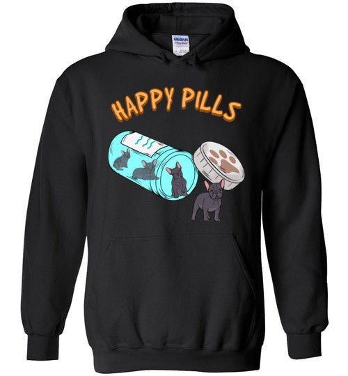 Happy Pills French Bulldog Hoodie