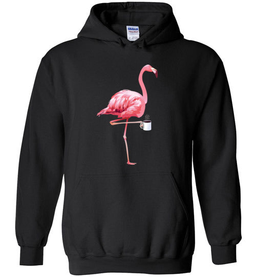 Flamingo Coffee Hoodie